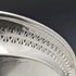 British Vintage Silver Plate Earring Decoration Tray Diameter 32cm Barker Ellis